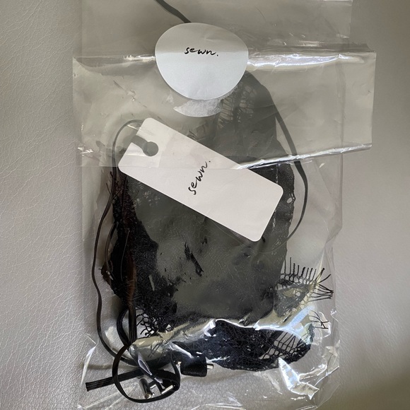 Sewn Handmade Bralette Size M black - Picture 6 of 7